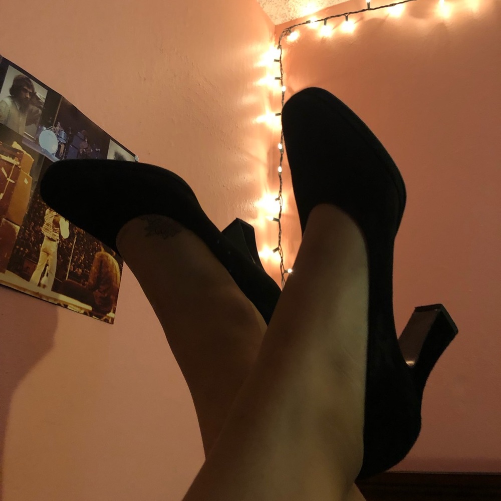 Salvatore Ferragamo black heels